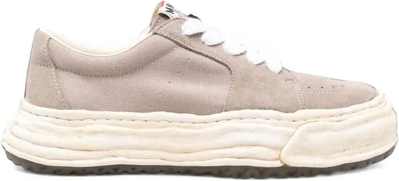 Maison MIHARA YASUHIRO Sneakers met golvende zool Beige