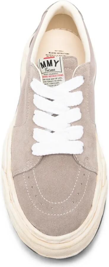 Maison MIHARA YASUHIRO Sneakers met golvende zool Beige - Foto 3