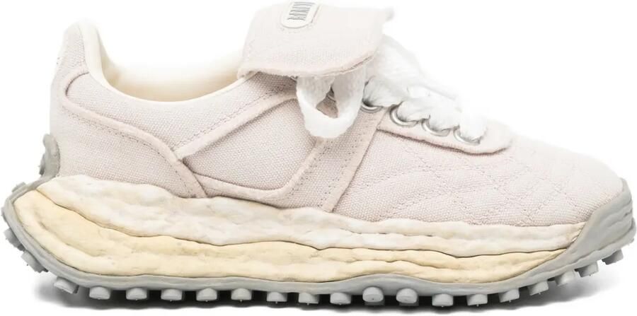 Maison MIHARA YASUHIRO Sneakers met logopatch Beige