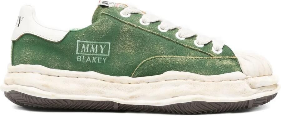 Maison MIHARA YASUHIRO Sneakers met logoprint Groen