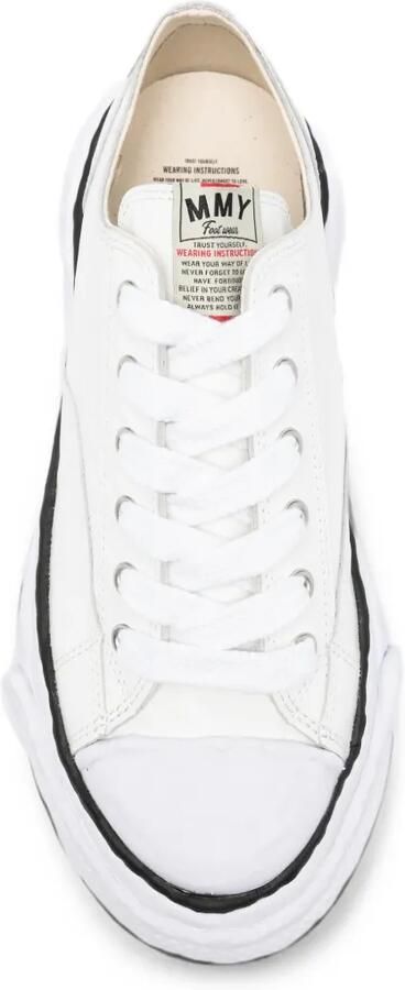 Maison MIHARA YASUHIRO Sneakers met vervormde zool Wit - Foto 4