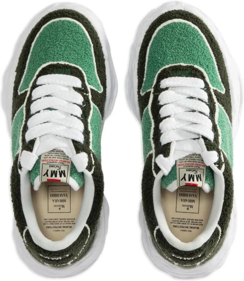 Maison MIHARA YASUHIRO Wayne bouclé sneakers Groen - Foto 2