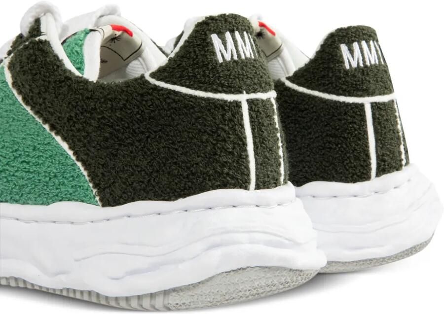Maison MIHARA YASUHIRO Wayne bouclé sneakers Groen - Foto 3