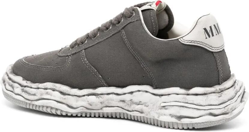 Maison MIHARA YASUHIRO Wayne canvas sneakers Grijs - Foto 3
