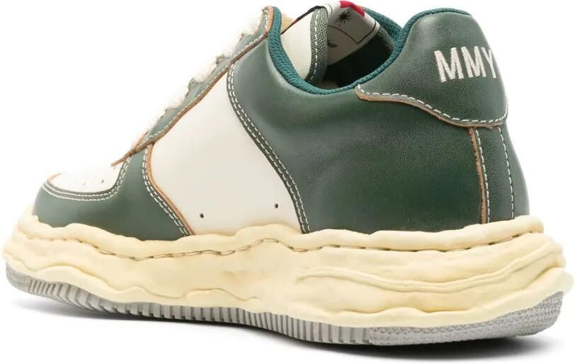 Maison MIHARA YASUHIRO Wayne leren sneakers Beige - Foto 2