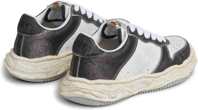 Maison MIHARA YASUHIRO Wayne OG sneakers met onregelmatige zool Zwart - Foto 5