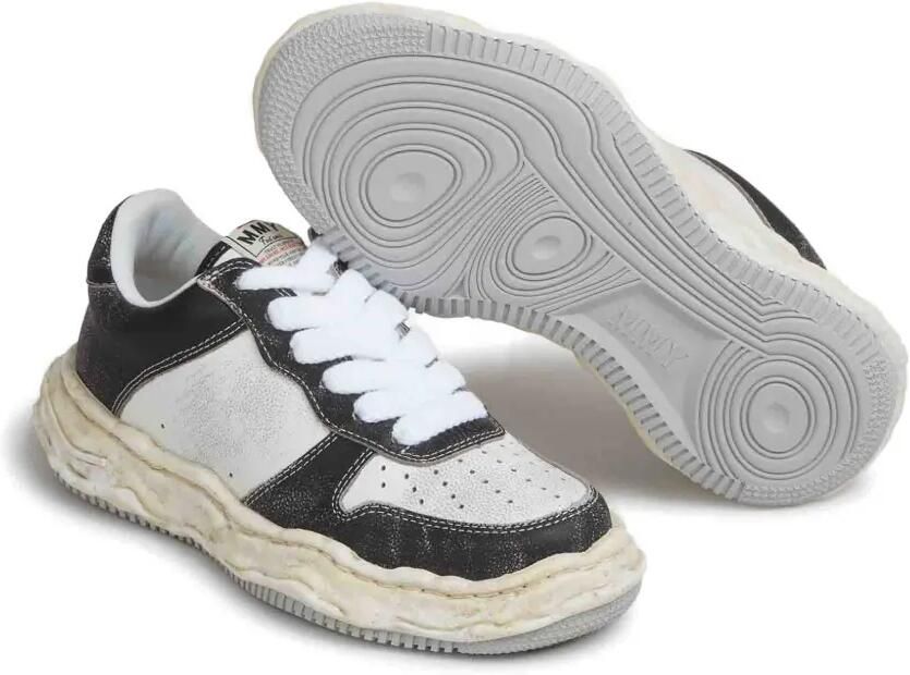 Maison MIHARA YASUHIRO Wayne OG sneakers met onregelmatige zool Zwart - Foto 3