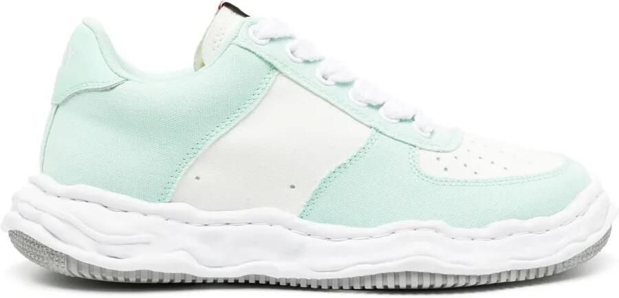 Maison MIHARA YASUHIRO WAYNE OG Sole canvas low-top sneakers Blauw