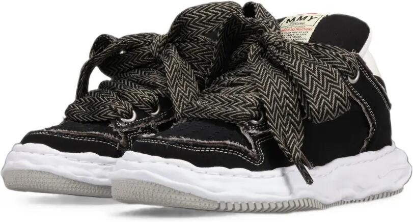 Maison MIHARA YASUHIRO Wayne Puffer OG canvas low-top sneakers met patroon Zwart - Foto 3
