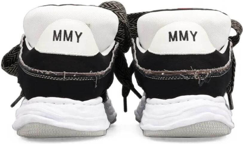 Maison MIHARA YASUHIRO Wayne Puffer OG canvas low-top sneakers met patroon Zwart - Foto 2