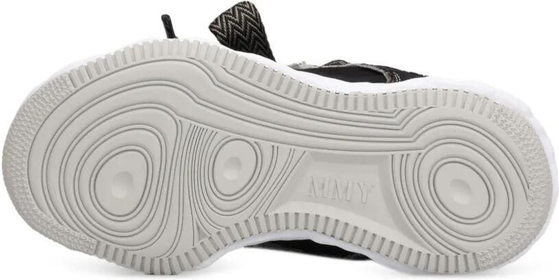 Maison MIHARA YASUHIRO Wayne Puffer OG canvas low-top sneakers met patroon Zwart - Foto 4