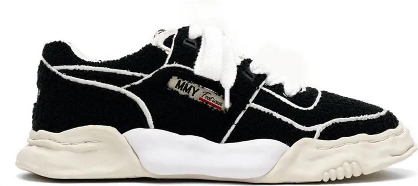 Maison MIHARA YASUHIRO Wayne sneakers met chunky zool Zwart