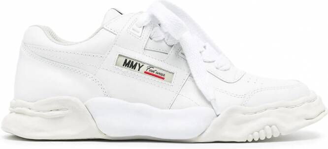 Maison Mihara Yasuhiro Parker sneakers met originele zool Wit