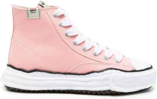 Maison Mihara Yasuhiro Peterson katoenen-canvas sneakers Roze