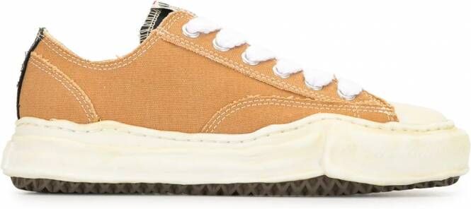 Maison MIHARA YASUHIRO Sneakers met contrasterend vlak Groen
