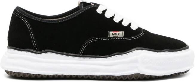 Maison Mihara Yasuhiro Sneakers met logopatch Zwart