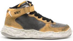 Maison Mihara Yasuhiro Wayne high-top sneakers Zwart