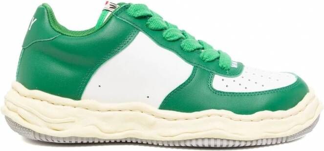 Maison MIHARA YASUHIRO Wayne low-top sneakers Groen