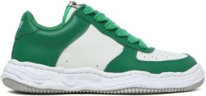 Maison Mihara Yasuhiro Wayne low-top sneakers Groen