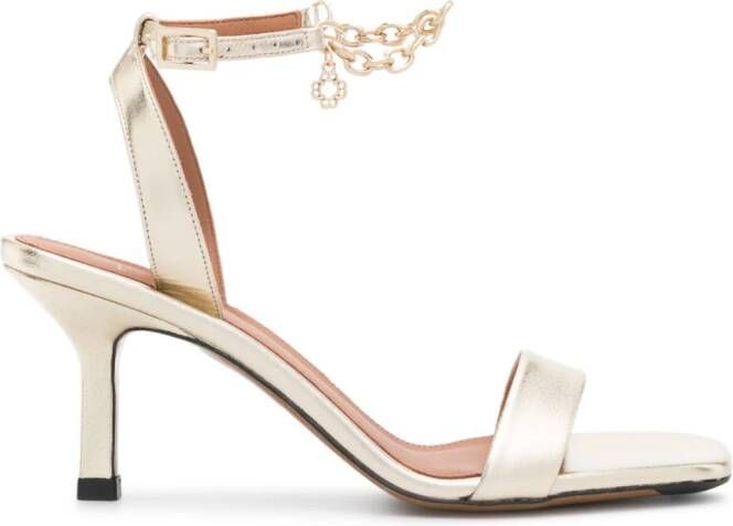 Maje Sandalen met metallic-effect Goud