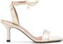 Maje Leren sandalen Goud - Thumbnail 1