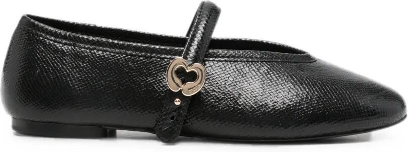 Maje Ballerina's met ronde neus Zwart