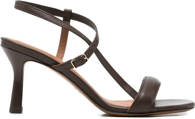 Maje Sandalen met gekruiste bandjes Bruin