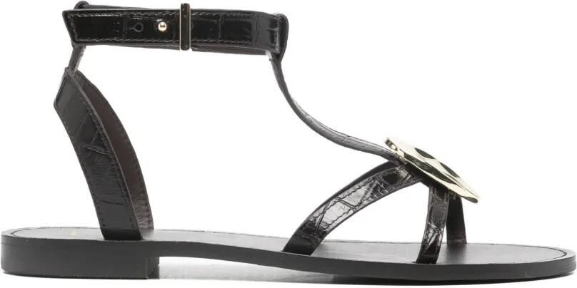 Maje Sandalen met gesp Zwart