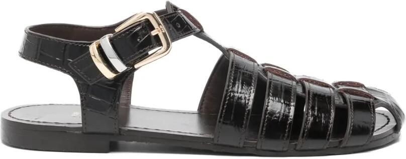 Maje Sandalen met meerdere bandjes Zwart