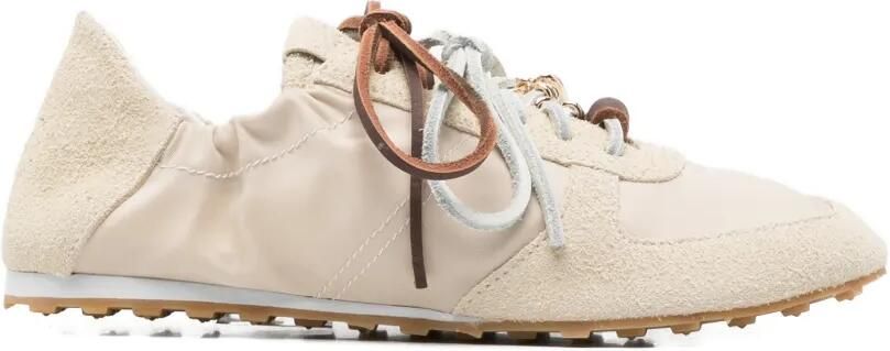 Maje Sneakers verfraaid met kralen Beige