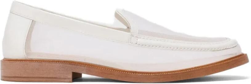Maje x Blanca Miró loafers met leren afwerking Wit