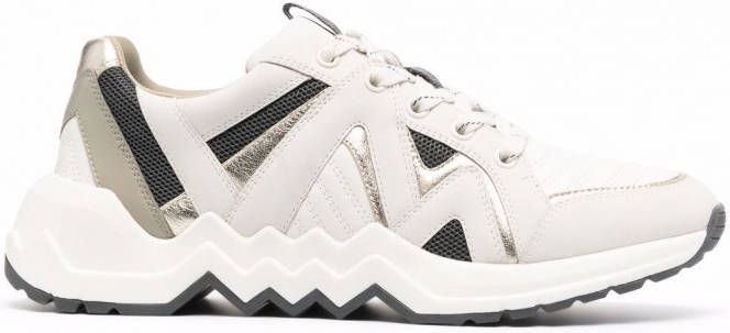 Maje Sneakers met vlakken Wit - Schoenen.nl