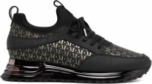 Mallet Archway 2.0 sneakers met monogramprint Zwart