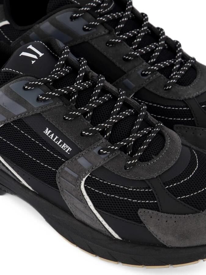 Mallet Holloway mesh-panels low-top sneakers Zwart - Foto 3