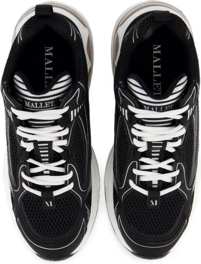 Mallet Jupiter panelled sneakers Zwart - Foto 3