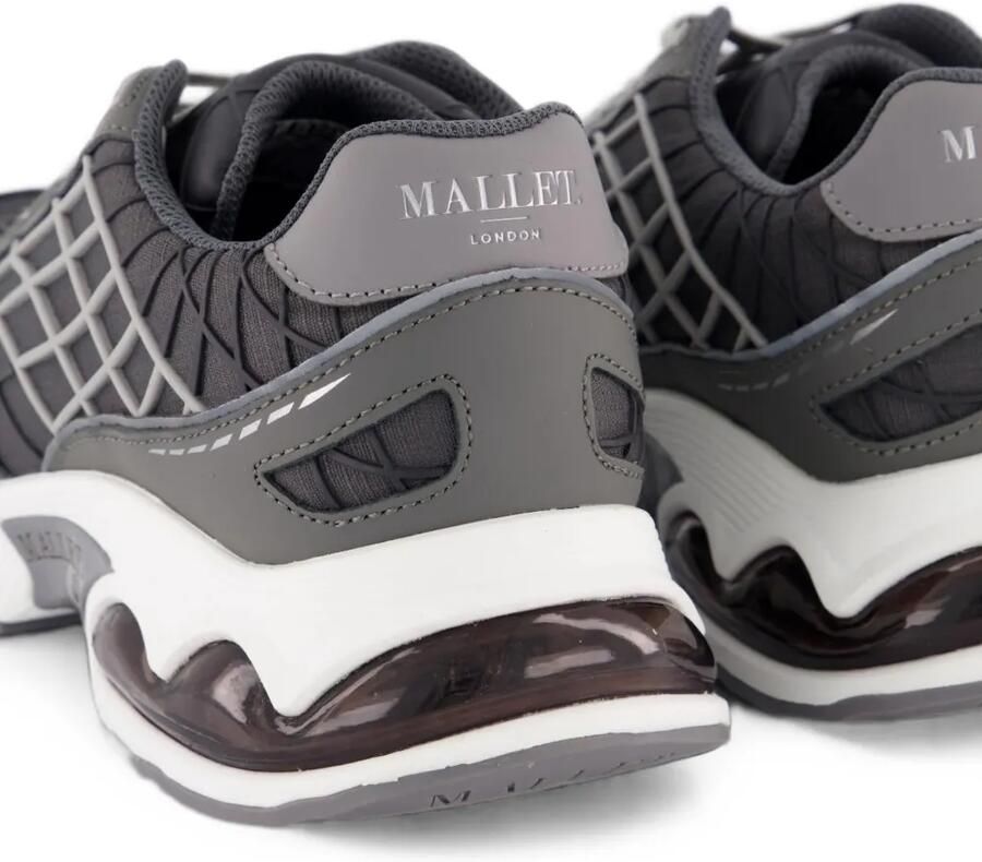Mallet Neptune mesh-panels low-top sneakers Grijs - Foto 2