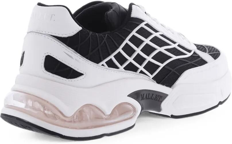 Mallet Neptune mesh-panels low-top sneakers Wit - Foto 3