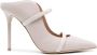 Malone Souliers 100mm Maureen leather mules Beige - Thumbnail 1