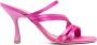 Malone Souliers Sandalen met bewerkte hak Roze - Thumbnail 1