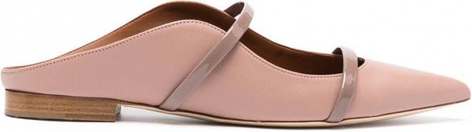 Malone Souliers Muiltjes met puntige neus Roze