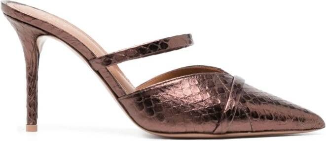 Malone Souliers Frankie leren muiltjes Bruin