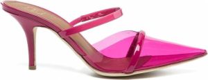 Malone Souliers Frankie transparent-detail mules Paars