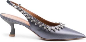 Malone Souliers Giselle leren pumps Grijs