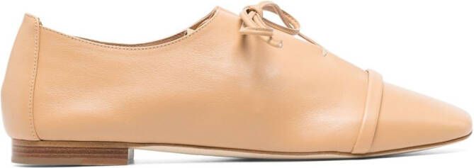 Malone Souliers June leren loafers Beige