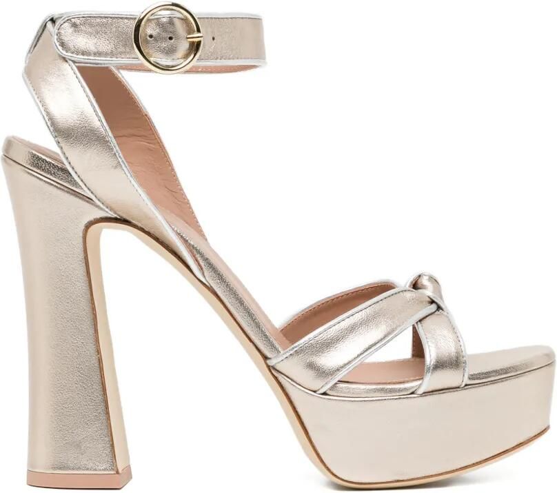 Malone Souliers 125 mm Rudi sandalen Goud