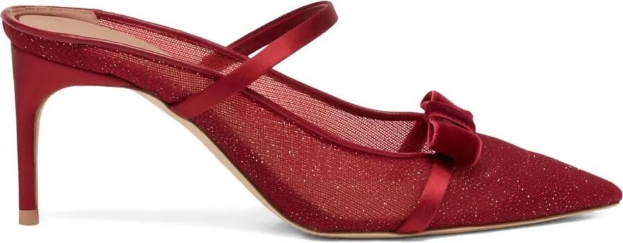 Malone Souliers 70 mm Aurora muiltjes met hak Rood