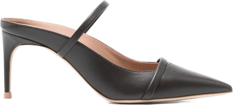 Malone Souliers 70 mm leren muiltjes met puntige neus Bruin