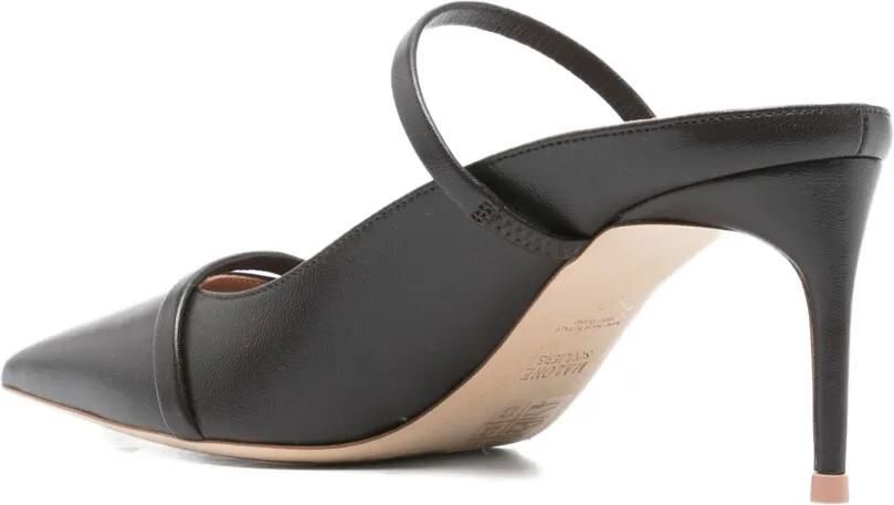 Malone Souliers 70 mm leren muiltjes met puntige neus Bruin - Foto 3