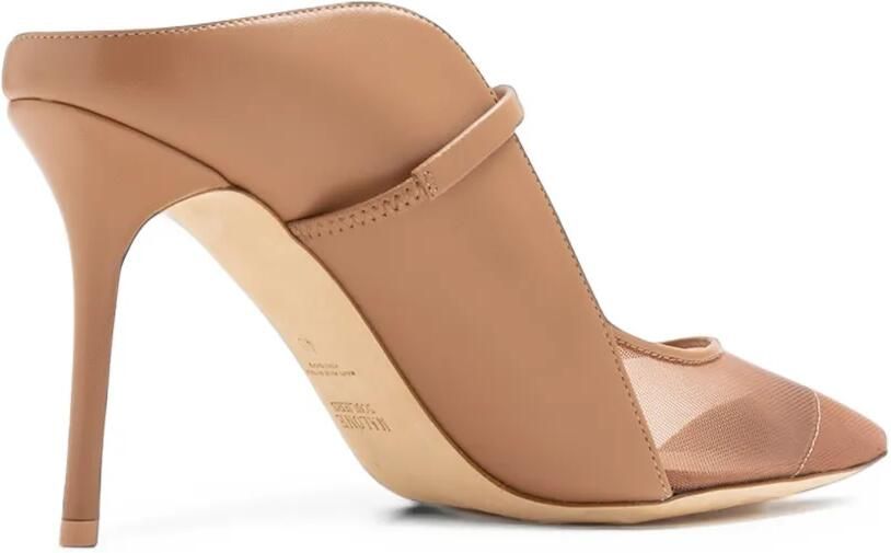 Malone Souliers 85 Maureen Arc mesh-panel mules Beige - Foto 4