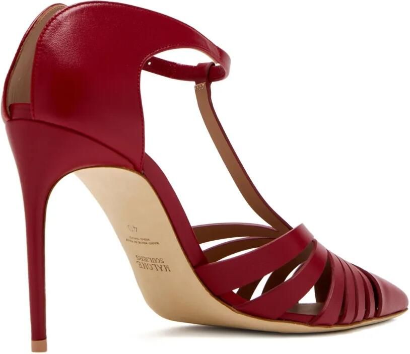 Malone Souliers 90mm Jennifer pumps Rood - Foto 4